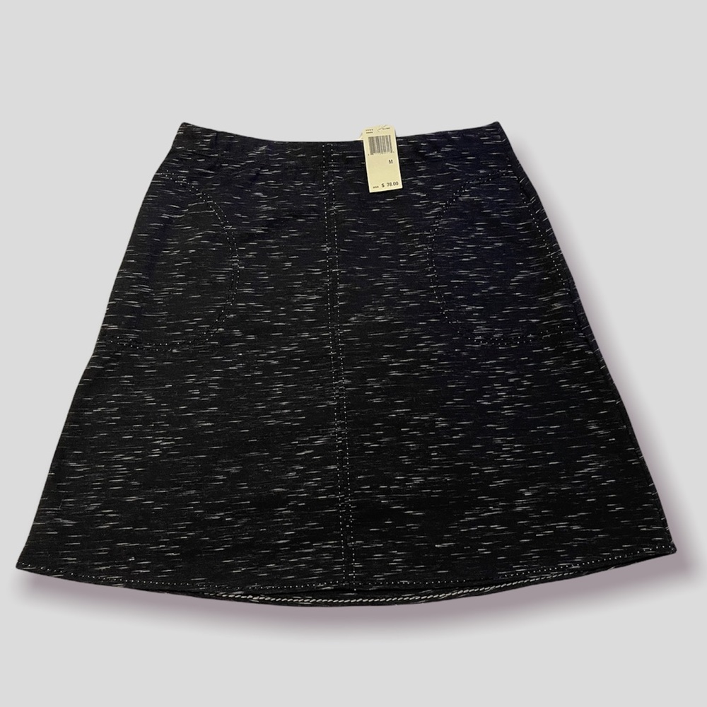NWT. Black A-line skirt.
